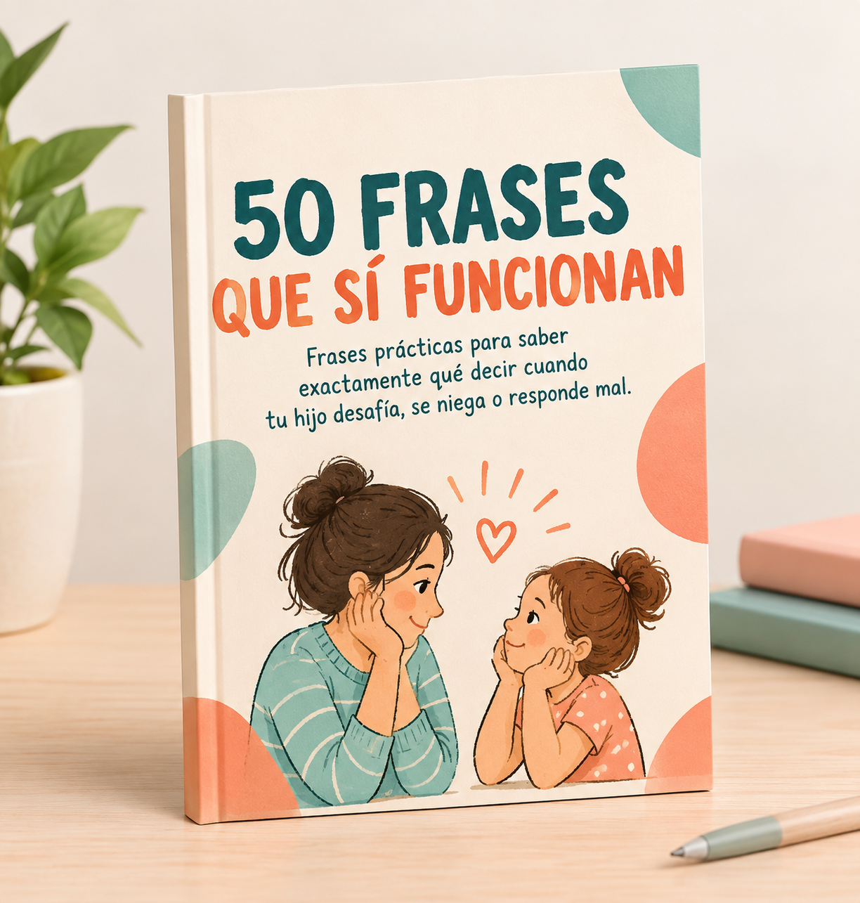 Mockup del material 50 Frases que Sí Funcionan